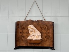 Madonna In Porcellana Su Legno