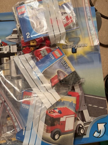 Lego 7239 pompier city complet - lego,