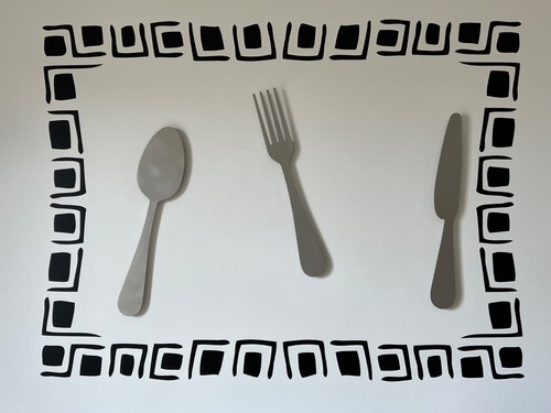 Arredo design posate giganti - design,