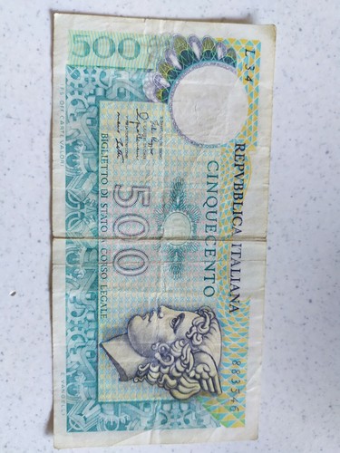 Banconota 500 lire - banconota, di