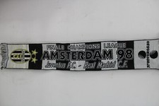 Sciarpa calcio scarf JUVENTUS REAL MADRID 1998 bufanda Schal écharpe