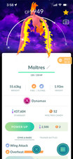 Shiny Dynamax Moltres Sfondo