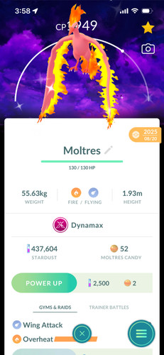 Shiny dynamax moltres sfondo - shiny,