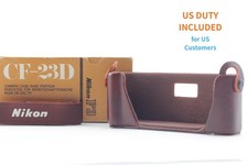 [Inutilizzato nella scatola] Nikon CF-23D custodia in pelle originale...