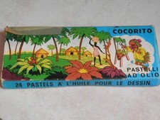 Vecchia scatola di PASTELLI A OLIO COCORITO LYRA ITALIANA ART 184 da disegno in