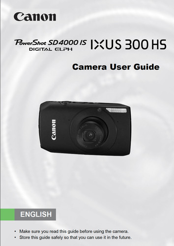 Canon powershot sd4000is ixus - canon,