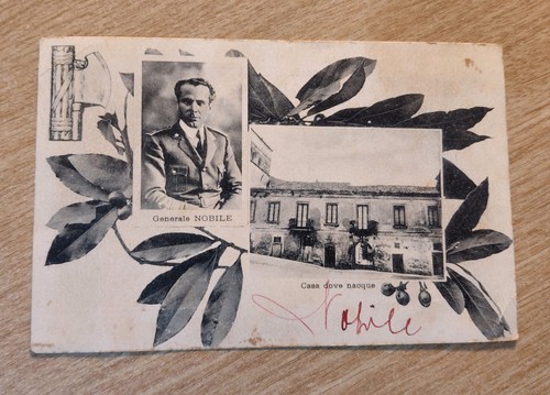Autografo umberto nobile - di,