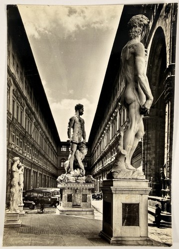 Vintage firenze uffizi rppc - uffizi,
