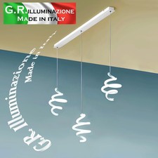 LAMPADARIO MODERNO LED 3 LUCI