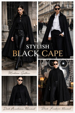 Cappotto mantello lana vintage