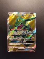 carta Pokemon Rayquaza GX 160/168 TEMPESTA ASTRALE Italiana Near mint full art