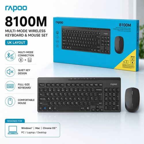 Rapoo 8100m set combinato - set,