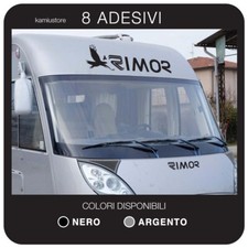 Adesivo Rimor set per camper in vinile - Kit 8 adesivi componibili