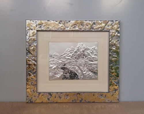 Quadro argento baita in - quadro,