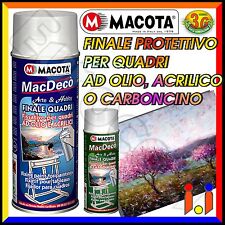 MACOTA Vernice Spray Finale Protettivo per Quadri 400ml Smalto Acrilico ?