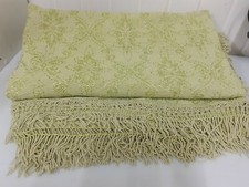 Antico Copriletto Con Frange