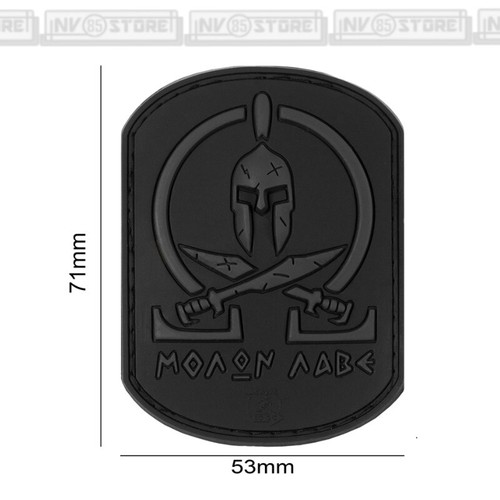 Patch militare spartan molon - patch,