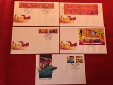 5 x Isola di Natale 2003 FDC