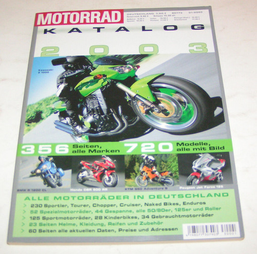 Catalogo moto 2003 edizione - moto,