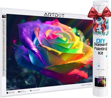 Diamond Painting Rosa 30x40cm Ricamo Diamante Mosaico Quadro Fai da Te