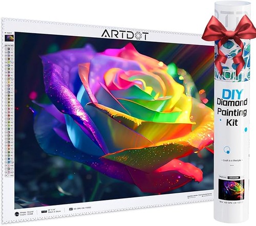 Diamond painting rosa 30x40cm - painting,