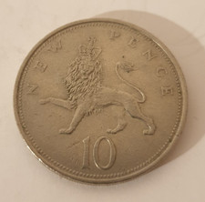 10 Pence Nuovi 1969 Regina