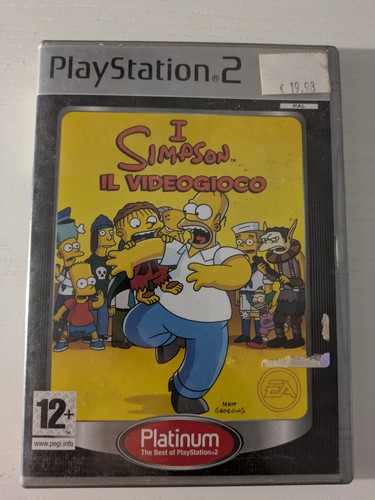 Simpson videogioco ps2 - simpson,