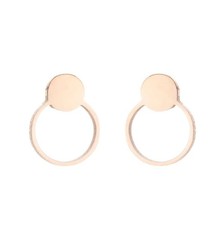 Orecchini a Bottone in Acciaio