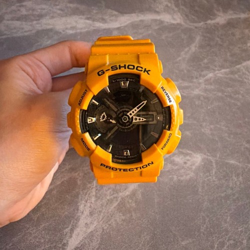 Orologio quarzo giallo - orologio,