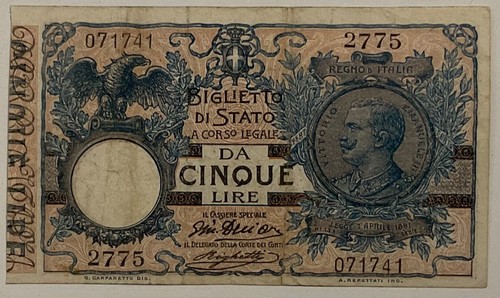 Lire biglietto stato - lire,