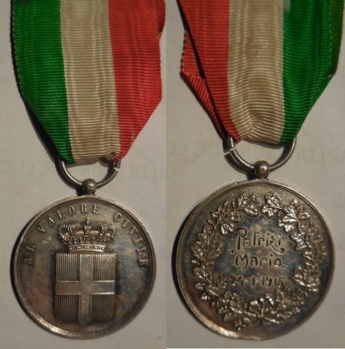 Medaglia valore civile - medaglia, al
