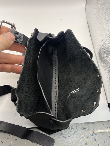 Tobacco pipe leather bag - leather,