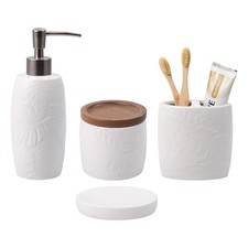 Bathroom Set,Leaf Design