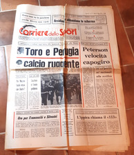 CORRIERE SPORT LUG. 1978 - TORINO PERUGIA CALCIO RUGGENTE / ANTOGNONI FIORENTINA