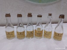 6 Mignon bottigliette vetro