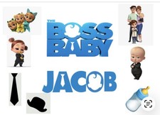 Cake topper commestibile Boss