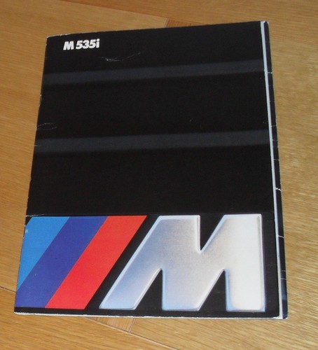 Brochure bmw m535i e28 - brochure,