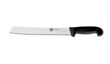 COLTELLO PANE INOX MANICO BLU POLIPROPILENE CM 25