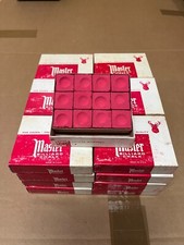 GESSO PER STECCHE DA BILIARDO MASTER ROSSO SCATOLA 12 CUBETTI