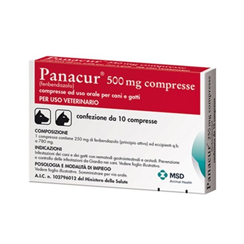 Msd panacur 500 cpr - panacur, 10