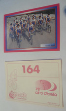 TEAM CARRERA TASSONI CON MARCO PANTANI -FIGURINA 78° GIRO D' ITALIA -MERLIN -164