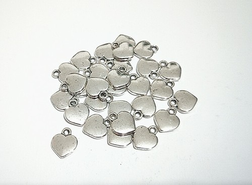 10pz ciondoli charms - 10pz, cuore
