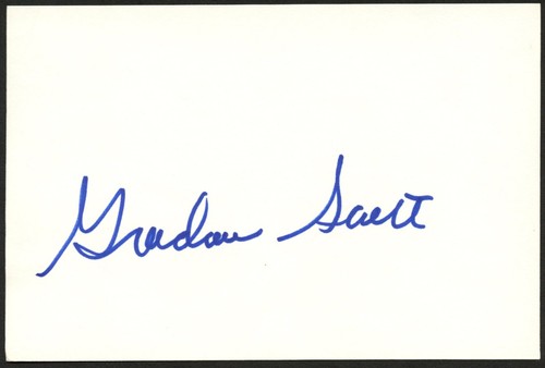 Gordon scott d2007 autografo - gordon,