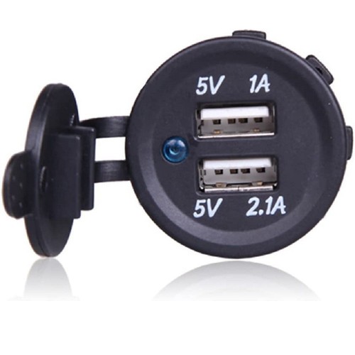 Presa ricarica 1a 12v - 2.1a,