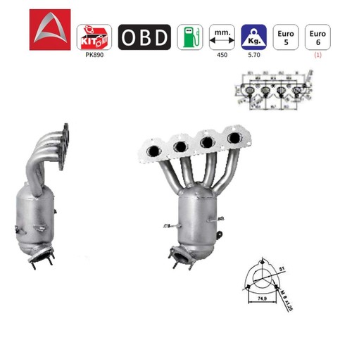 Catalizzatore per cruze - catalizzatore,