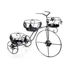 PORTA VASO FERRO BATTUTO  BICICLETTA GRANDE D.21 e D.16