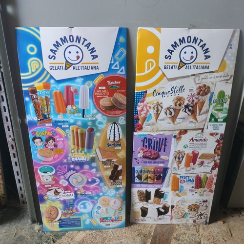 Insegna gelati tabella lamiera - insegna,