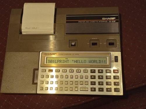 Sharp 1250a pocket - sharp, pc-1250a