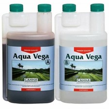 Canna Aqua Vega A+B Fertilizzante Nutrienti Pianta Crescita Rapida Idroponica