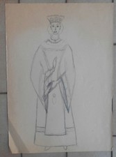 DISEGNO A MATITA MODA FIGURINO
